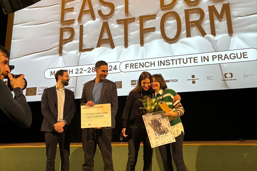 The East Doc Platform Award goes to the project Under His Spell